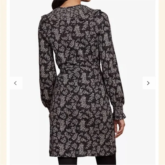 Boden Black and Pink Long Sleeve Dress - Picture 2 of 14